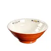 Vajilla de restaurante de bocadillos Shaxian, tazones especiales de melamina de dos colores para fideos, juego de tazones para fideos mixtos, dumplings, wontons y fideos para sopa