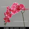 Simulación de Phalaenopsis estilo europeo boda decoración de flores falsas simulación flor arte floral boda flor de seda de alta calidad salón de bodas