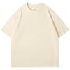 Playera Personalizada 300g Algodón Peinado Pesado Color Puro Holgada Cuello Redondo Manga Corta Camiseta Publicitaria Uniforme de Clase Ropa de Trabajo Camiseta Básica