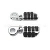 Reposapiés Plegable Retro para Motocicleta al por Mayor Reposapiés Neutro Delantero y Trasero Adecuado para Diámetro de 32 mm