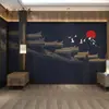 Mural de estilo nacional chino 3D nuevo, mural atmosférico 8D para sala de estar, pared de fondo de TV, papel tapiz, película de sofá, pared de cine y televisión, tela de pared, tela de pared