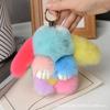 Colgante de Peluche de Conejo Lindo Imitación Accesorio de Peluche Llavero de Coche Lindo para Chicas Colgante de Bolso