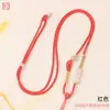 Cuerda Colgante Envuelta en Alambre Hecha a Mano DIY Tejida Dorado Jade Hebilla de Seguridad Cuerda de Collar Fresca y Delicada Asimétrica Cuerda de Alta Calidad