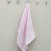 Fabricantes fornecem toalha absorvente simples de fibra de bambu em primeira mão, logotipo de toalha de rosto de fibra de bambu para presentes domésticos, atacado