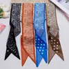 Faixa de Cabelo Dupla Face Estampada Polca Versátil Paisley Dot Nova Coleção Primavera/Outono 2025 para Decoração de Cabelo