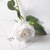 Guau Terciopelo Simulado Personalizado Rosa Individual Decoración de Pared de Flores Casera Boda Día de San Valentín Pared de Flores en Cascada Roja Mano