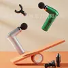 Mini pistola de fascia para el hogar, masajeador de relajación muscular con vibración profunda, agarre de membrana para el cuello, mini pistola de fascia eléctrica, transfronterizo