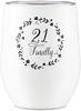 Amazon Taza de Huevo de Sublimación Explosiva Copa de Vino de Boda Nupcial Termo de Acero Inoxidable 12 oz Regalo