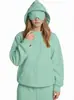 Moletom de Inverno Feminino para Amazon Cross-Border Europeu e Americano 2025 com Bolsos e Máscara de Olho, Moletom Pulôver Estilo Viagem
