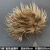 Flores de Casamento de Ouro Flor de Seda Pingente do Ano do Dragão Folha de Ginkgo Fruto de Azevinho Sala de Estar Balde Flor Arte