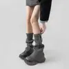 Meias de tricô para Outono e Inverno meias JK de pelo y2g hot girl cobertura de perna para todas as ocasiões meias para botas de neve coleção de meias lolita