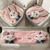 Cojín para Asiento de Coche Imitación Cachemir Judy Nick, Cojín Suave de Felpa Cálido para Asiento de Coche, Cojín para Asiento Trasero de Coche