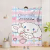 Manta de Franela Jit Dibujos Animados Sanrio Manta para Siesta con Aire Acondicionado Estampado Digital a una Cara Manta de Oficina
