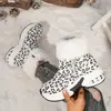 2026 Invierno Nuevas Botas de Nieve Cálidas con Cremallera Lateral Talla Grande Suela Gruesa Plataforma Forro de Terciopelo Tacón de Cuña Gamuza Zapatos de Algodón Mujer 43