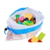 Artefacto de Almacenamiento de Bloques de Construcción para Niños Bolsa de Malla Transparente con Cordón Bolsa de Malla de Clasificación Sorting Bolsa de Almacenamiento para Juguetes de Bebé
