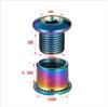 Tornillos para Plato de Bicicleta Aleación de Aluminio 7075 para Bicicletas de Montaña, Fixie, Carretera y Plegables, Accesorios de Tornillos para Plato Único y Doble para Ciclismo