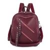 Nueva moda estilo europeo y americano retro popular temperamento PU mochila bolsa de mujer fábrica al por mayor exportación comercio exterior entrega