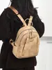 Mochila cruzada para mujer nueva, moderna, a la moda, casual, retro, bolso de hombro de gran capacidad, mochila simple de cuero suave