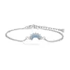 Anel minimalista personalizado de sol e lua europeu e americano transfronteiriço para mulheres, conjunto de colar e pulseira de casal sol e lua