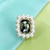 Novos Acessórios Retangulares de Liga, Acessórios de Cabelo, Strass, Pérolas, Fivelas de Flor, Materiais DIY para Sapatos, Roupas e Bolsas