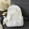 Mochila de Orelhas de Coelho com Bolinhas, Bonita e de Aparência Premium, para Alunos do Ensino Fundamental e Médio, Grande Capacidade, Leve para Viagem