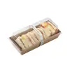Caja de Empaque para Mochi Puff Nevado, Pastelería de Hilo de Carne, Crujiente de Yema de Huevo, Pastel de Arroz Verde Mochi, Rollo de Pastel, Caja para Llevar de Pastelería Horneada