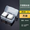 Cubos de Gelo de Aço Inoxidável 316 Partículas de Gelo Criativas Metal Reutilizável Aproveite Ponto Gelado Hóquei no Gelo Gelo