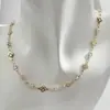 Joias Yongge Colar Europeu e Americano de Alto Padrão Cravejado com Diamantes, Pingente Simples e Versátil em Formato de Coração e Gota d'Água, Joia de Luxo Leve Estilo Europeu e Americano