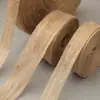 Cinto trançado de corda de cânhamo corda de cânhamo de seda juta trançada flor de laço guirlanda anel handmade criação materiais para joias DIY floricultura juta