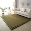 Alfombra Gruesa de Coral Fleece de 3 cm para Sala de Estar, Alfombrilla Moderna Simple para Piso junto a la Cama del Dormitorio, Alfombra para Sofá, Alfombrilla Tatami