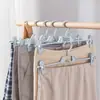 Clip para Pantalones sin Costuras Hogareño Engrosado Antideslizante Multifuncional Tendedero Balcón Secado de Ropa Anti-Viento Jk Plástico Clip para Falda