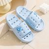 Pantuflas de casa Monnick Pantuflas de baño para las Cuatro Estaciones para hombre y mujer, suela blanda hueca antideslizante para pareja, pantuflas de baño