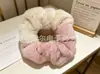 Gomas para el pelo estilo coreano de bloques de color para otoño e invierno, Gomas de pelo de felpa coloridas de alta elasticidad, Suministro para tiendas de accesorios, Directo de la fábrica fuente