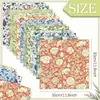 Papel de Fundo para Novo Produto 24 Folhas Morris Estilo Britânico e Americano Papel para Diário Floral 30X30Cm Material para Colagem de Festa
