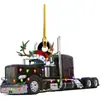 Novedad Árbol de Navidad Colgante Camión Decoración Colgante Plano Excavadora de Navidad Decoración Colgante Decoración Rústica