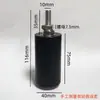 Fornecimento Transfronteiriço de Rodízios Guia para Parafusos de Portas de Correr com Rolamento Duplo de Nylon Preto, Rodízios Direcionais Ajustáveis