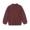 [En stock, camisa de base de color sólido de cuello medio alto para bebés y niños de Corea del Sur para niños y niñas, suéter de primavera y otoño, nuevo tejido]