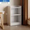 Estante de Livros Rack de Armazenamento de Chão Armário de Canto Armário Estreito de Parede Armário de Armazenamento Armário de Grade ao Lado da Cama Estante de Livros para Casa