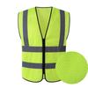 Colete de segurança para trânsito colete fluorescente de obra colete refletor para andar à noite colete de trabalhador de saneamento atacado