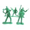 Modelo de Plástico de Soldado Pequeño de 6 cm, Figura de Soldado Militar, Accesorios para Escena de Guerra en Mesa de Arena de la Segunda Guerra Mundial, Juguete de Soldado