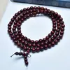 Venta directa del fabricante: Pulsera Auténtica de Cuentas de Oración de Sándalo Rojo de Hoja Pequeña, Sándalo Verde y Palo de Rosa Amarillo, 8 mm, 108 Cuentas, Estilo Unisex, para Sostener en la Mano