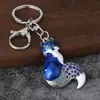 Llavero de Zorro de Aleación Esmaltada Lindo Nueva Moda Transfronterizo Colgante de Bolso Moderno para Hombres y Mujeres