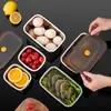 Caja de Almacenamiento Refrigerada de Acero Inoxidable para Refrigerador Doméstico Caja de Almacenamiento Rectangular Sellada Portátil para Exteriores Caja Sellada