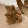 Sandalias Romanas para Mujer con Suelas Gruesas, Zapatos Casuales Transpirables para Verano, Sandalias Abiertas que Aumentan la Altura con una Sola Tira