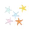 Funda para teléfono móvil translúcida con superficie de diamante roto de estrella de mar, material decorativo, relleno de slime, accesorios de resina DIY