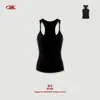 Bk Skm Alça Fina Roupa Feminina 265g Estilo Americano Tendência Esportiva Slim Fit Cor Sólida Verão Sem Mangas Alça Fina Camiseta Regata Feminina