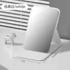 Espejo Plegable Espejo de Maquillaje Cuero PU Escritorio Flip Portátil Espejo de Tocador Alta Definición Mujeres Hombres Dormitorio Estudiante Tamaño Grande Venta al por Mayor