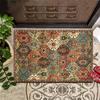 Tapete de Porta Antigo Persa de Cristal e Veludo Antiderrapante para Porta de Entrada Decorativa de Casa, Tapete para Entrada Resistente à Sujeira em estoque