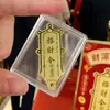 Adesivo de celular estilo Shuibei em ouro puro 999 com motivos de dinheiro e ovelhas, acessório criativo para atrair clientes, brindes no atacado