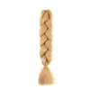 Peluca Morada Trenzas Africanas Grandes Fibra de Alta Temperatura Trenzado Jumbo Trenzas Jumbo Fibra Sintética Trenzas Rastas Fábrica